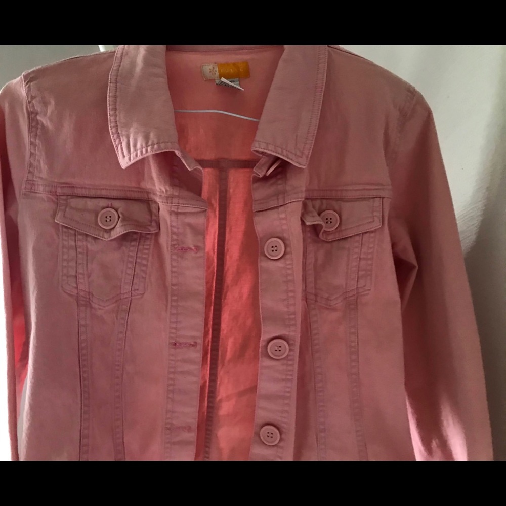 Tulle Pink Jean Jacker